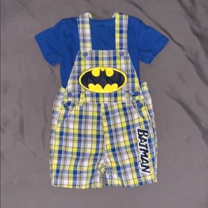 Baby Batman overalls